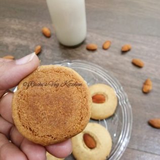 Wheat Almond Cookies